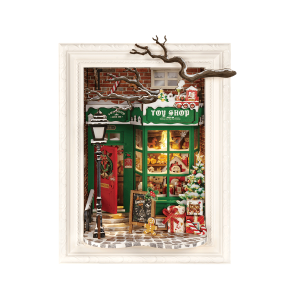 Santa’s Toy Shop DIY-miniatyr i tavelram - Rolife 
