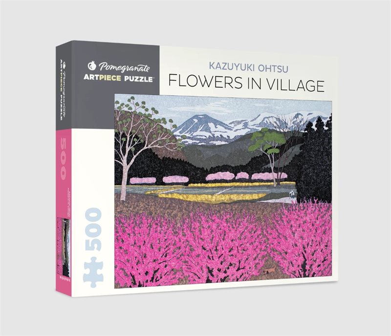 Kazuyuki Ohtsu: Flowers in Village 500-piece Jigsaw Puzzle