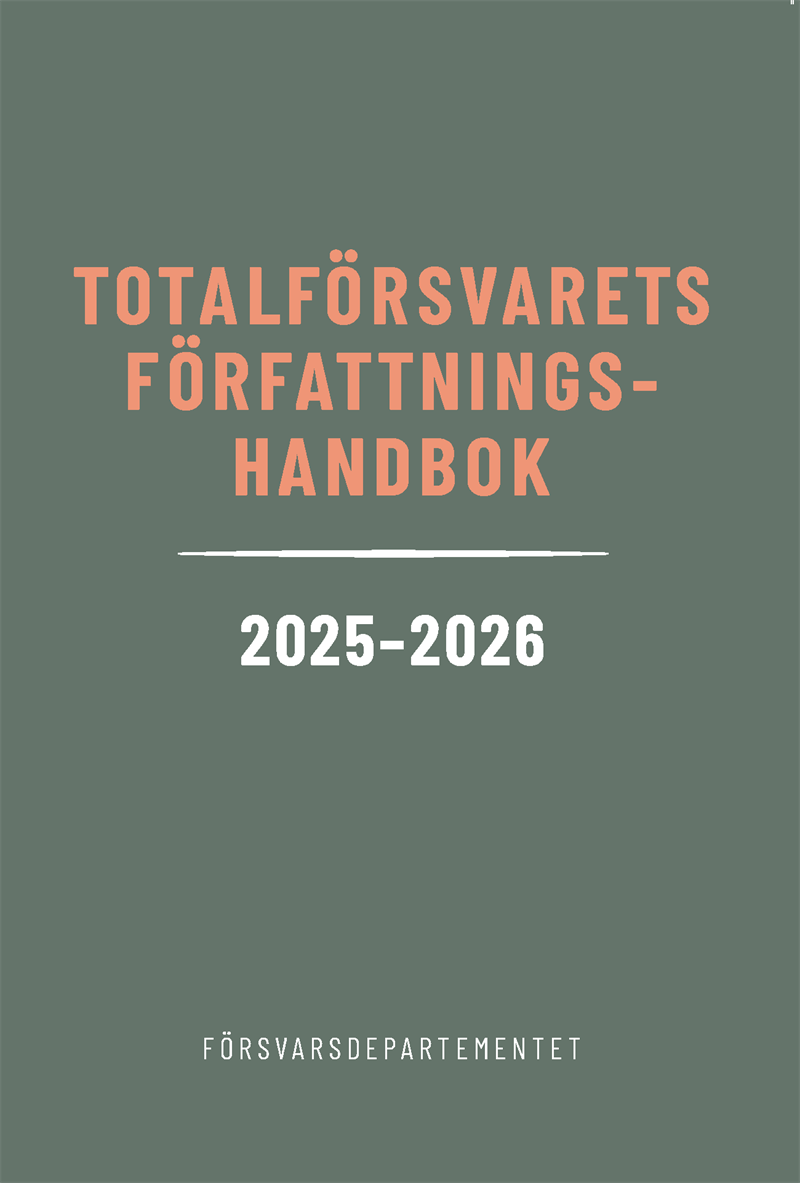 Totalförsvarets författningshandbok 2025/26