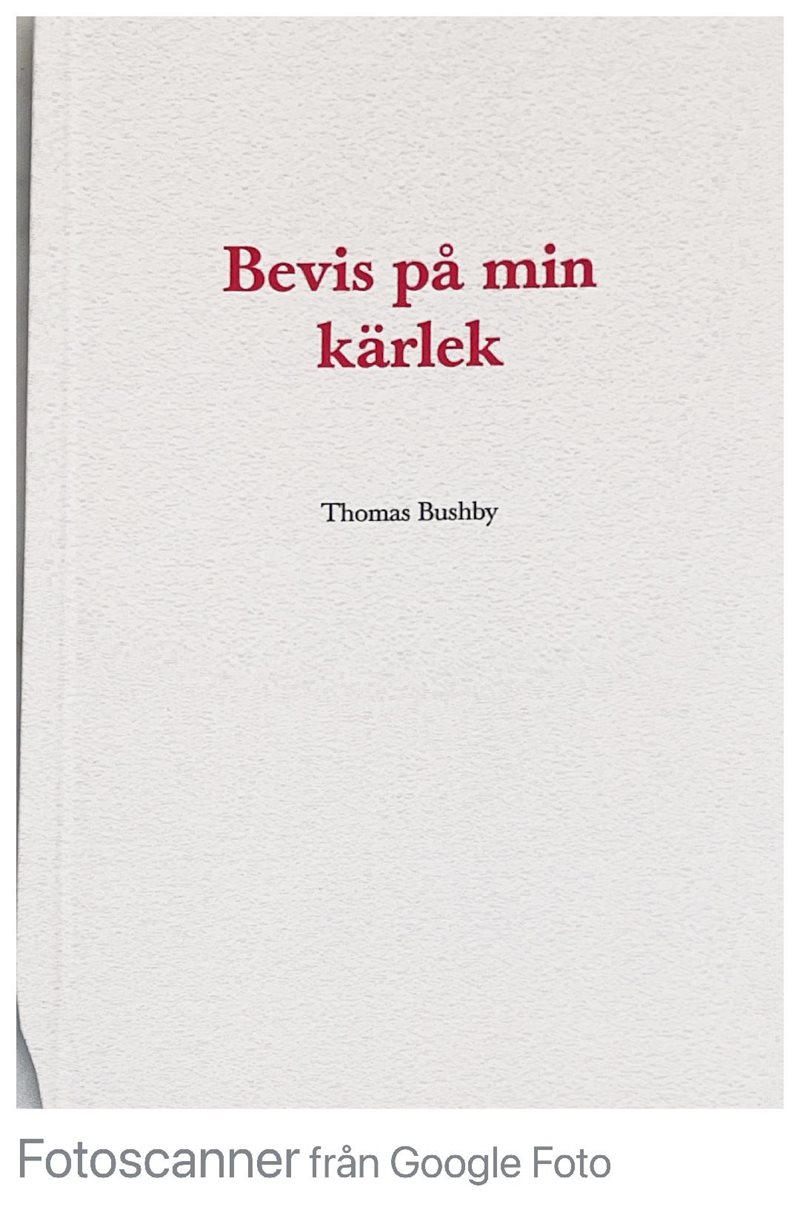 Bevis på min kärlek