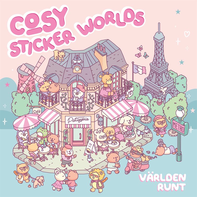 Cosy sticker worlds: Världen runt