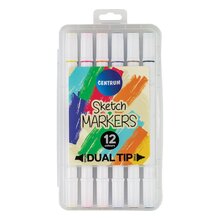 Sketch markers 12 färger dual tip
