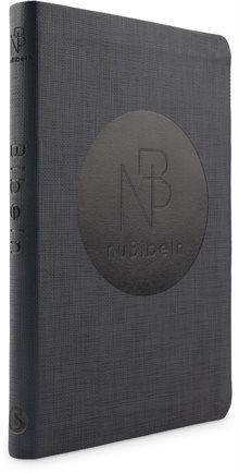 nuBibeln slimline - Konstskinn mörkgrå